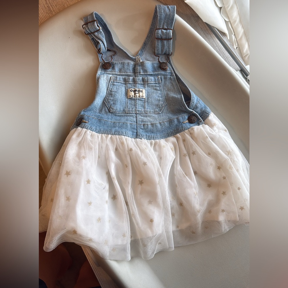 Baby Girl’s Overalls with Tulle